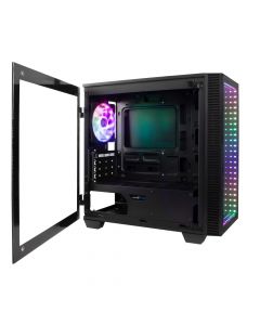 Vorago csg560 Gabinete Game Factor Optical, Atx, Cristal, Argb, 1*120mm Rgb