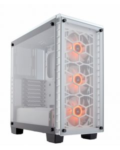 Corsair cc-9011129-ww Ga-386083-34 Gabinete Crystal 460x Rgb White Atx Usb 3 Sfte