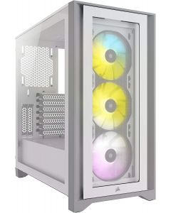 Corsair cc-9011205-ww Gabinete Icue 4000x Rgb White Tg Atx