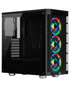 Corsair cc-9011188-ww Gabinete Icue 465x Rgb Black Atx