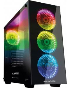 Balam Rush br-922975 Gabinete Gaming Argus - Media Torre, Gabinete, Acero + Cristal Templado, Atx, Eatx, Micro-atx, Mini-itx
