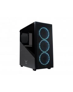 Naceb Technology na-0603 Gabinete Gaming Player Crystal Case - Full Atx, Negro