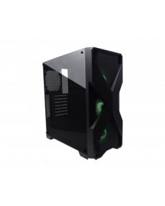 Naceb Technology na-0605 Gabinete Gaming X Crystal Case - Full Atx, Negro