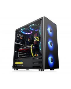 Thermaltake ca-1k8-00m1wn-00 Gabinete Tmk V200  - Midi-tower, Pc, Spcc, 6.7 X (mini Itx), 9.6 (micro Atx), 12 (atx), Negro