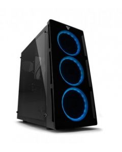 Game Factor csg-501 Gabinete Gaming - Torre, Pc, Atx, Micro-atx, Mini-itx, Negro