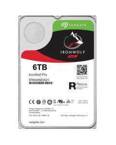 Seagate st6000ne0023 Hd-1521 Dd Interno Ironwolf Pro 3.5 6tb Sata3 6gb S 7200rpm 64mb 24x7 Hot-plug P Nas 1-16 Bahias