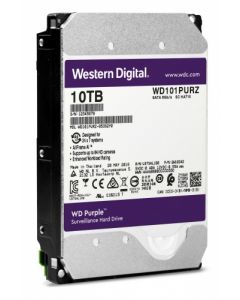 Western Digital wd101purz Wd - Dd Interno Purple 3.5 10tb Sata3 6gb S 256mb 24x7 Para Dvr Y Nvr De 1-16 Bahias 1-64 Camaras