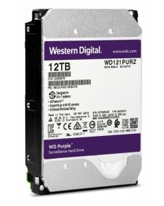 Western Digital wd121purz Wd - Dd Interno Purple 3.5 12tb Sata3 6gb S 256mb 24x7 Para Dvr Y Nvr De 1-16 Bahias 1-64 Camaras
