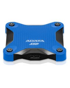 Adata asd600q-480gu31-cbl Unidad De Estado Solido Ssd Externo Sd600q 480gb Usb 3.1  Azul Windows Mac Linux Android