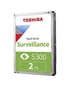 Toshiba HDWT720UZSVA dd interno s300 3.5 2tb sata 6gb s cache 128mb 5400 rpm  24x7 p dvr nvr 1-8 bahias 1-64 camaras