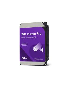Western Digital WD241PURP disco duro interno wd purple pro 24tb 3.5 escritorio sata3 6gb/s 512mb 7200rpm 24x7 ia dvr nvr hasta 64 camaras