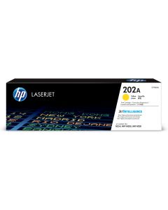 Hp cf502a 202a Yellow Original Laserjet Toner Cartridge Cartucho De Tóner 1300 Páginas Amarillo