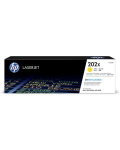 Hp cf502x 202x High Yield Yellow Original Laserjet Cartucho De Tóner 2500 Páginas Amarillo