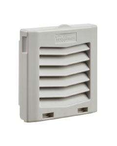 Hoffman HG0400404 rejillas de escape para ventiladores con filtro hg ip54 gris claro -