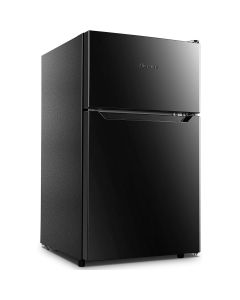 Hisense RT33D6ABE frigobar 3.3 pies doble puerta color negro