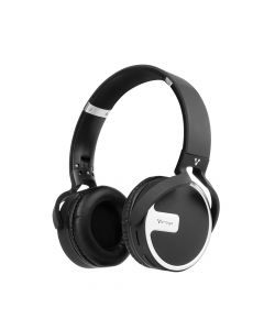 Vorago HPB-201-BK diadema bluetooth 5.0 3.5 mm microsd negro plata