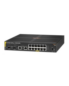 Aruba JL679A hewlett packard enterprise 6100 12g class4 poe 2g 2sfp+ 139w gestionado l3 gigabit ethernet (10 100 1000) energía sobre (poe) 1u negro