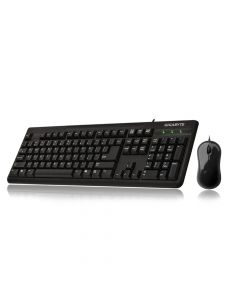 Gigabyte gk-km3100 Usb Inglés De Ee. uu. Negro Teclado
