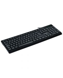 Acteck tb-924825 Teclado Estandar Alambrico Usb Truebasix  Color Negro