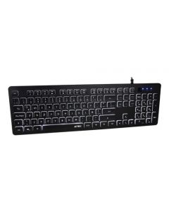 Acteck AC-932618 teclado alambrico inspire ts425 usb retroiluminado led  color negro