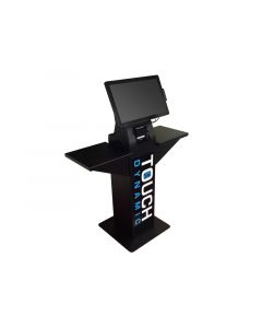 Touch Dynamic KIOSK-40000 slim kiosk without shelves with mounting plate