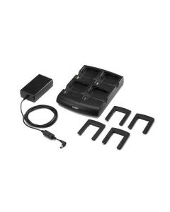 Zebra KIT-SAC9000-4001ES evm  4-slot battery charger kit for mc90x0 mc9190 mc92xx includes power supply (pwrs-14000-242r) and dc cord (25-72614-01r) requires ac (23844-00-00r)