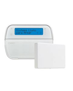 Dsc kit5500-tr5164-a Teclado Wt5500sym Alfanumérico Inalámbrico 433mhz Incluye Tr-5164-433 Transceptor 2 Vías Compatible Con Impassa Y Serie Power (kit5500-tr5164-a)
