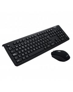 Acteck ac-922845 Kit Teclado Y Mouse Kt500 - Estándar, Negro, 10 M, 1000 1600 Dpi