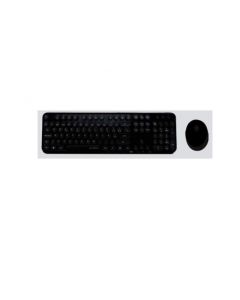 Acteck ac-923170 Kit Teclado Y Mouse Inalámbrico T520 Vintage - Estándar, 105 Teclas, Negro, 1600 Dpi