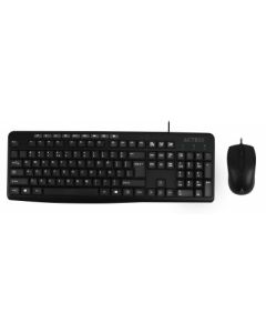 Acteck ac-929813 Kit Teclado Y Mouse  K400 - Estándar, 105 Teclas, Negro, 1000 Dpi