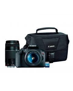 Canon 2727C178AA cámara de fotografía. kit eos rebel t7+maletin+16gbsd 2727C178AA. tecnología full hd . 24.1 megapíxeles. lente ef-s 18-55mm -