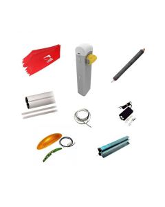 Came KIT GARD4-LED de barrera gard4 izqder 4m con iluminación led incluye: acero galvanizado resorte equilibrio y mastil semi-eliptico refuerzo bandas reflejantes tira leds fuente cupula (KIT GARD4-LED)