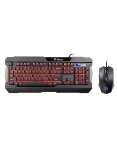 Thermaltake kb-ccm-plblsp-01 Kittmk010 Kit De Teclado Y Mouse Gaming Commander Combo - Usb, Juego, Negro