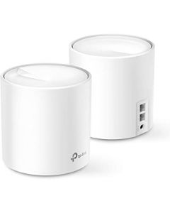 Tp-link (DECO X60(2-PACK) deco sistema wi-fi de malla doble banda (2,4 ghz  5 ghz) 6 (802.11ax) blanco interno