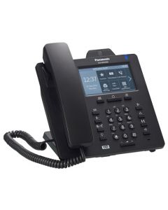 Panasonic kx-hdv430xb Video Teléfono Sip Ejecutivo Pantalla Touch 43" Poe Bluetooth 24 Botones Programables Compatible Con Braodsoft 2 Puertos Ethernet (gbe) Color Negro