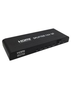 Brobotix 107261 Generico Video Splitter Hdmi 4 Dispositivos A 1 Pc Soporta 2k 4k Y 3d