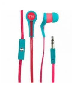 Acteck tb-02002 Dentro De Oido Biauricular Alambrico Coral Auricular Para Movil