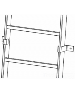 Hoffman lvwbb Vertical Wall Bracket Blk