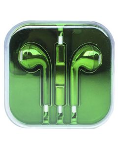 Brobotix 611294 Oem Audifono Aislador De Ruido Para Iphone Metal Green