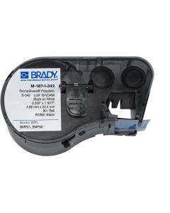 Brady m-187-1-342 Mseries B342 Wht 1015"x335" 80  Roll