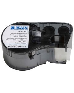 Brady m-47-427 Cartucho | Etiquetas De Vinilo Autolaminable Para Cables Y Alambre - Impresoras Bmp41 Bmp51 Bmp53