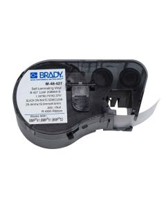 Brady m-48-427 Cartucho | Etiquetas De Vinilo Autolaminable Para Cables Y Alambre - Impresoras Bmp41 Bmp51 Bmp53