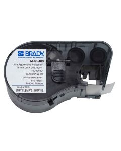 Brady m-60-483 Mseries B483 Wht 10"x20" 140ea 1"cart