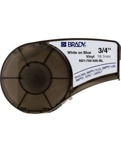 Brady m21-750-595-bl Cartucho | Etiquetas De Vinilo Para Interioresexteriores Serie Bmp21 Plus
