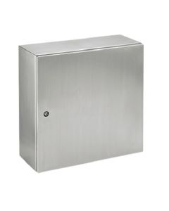 Hoffman M400400210GSS gabinete mediano de montaje en pared acero inoxidable serie gl66 plata -