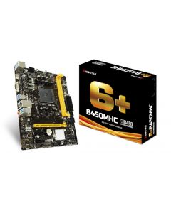 Biostar b450mhc Mb B450 Amd S-am4 2a Gen 2xddr4 2933 Requiere Tarjeta De Video Vga Hdmi 4xusb3.1  Micro Atx
