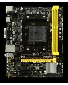 Biostar a68mhe Mb A68 Amd S-fm2  Athlon Ddr3 2133 Hdmi Usb 3.1 Micro Atx Gama Bsica