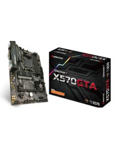 Biostar x570gta Mb Racing Amd S-am4 3a Gen 4xddr4 2933 Requiere Tarjeta De Video Pcie 4.0 Hdmi 4k Usb 3.1 M.2 Atx Gama Alta Gamer