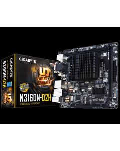 Gigabyte ga-n3160n-d2h Mb Cpu Integrado Intel Celeron N3160 2x Ddr3 1600 Hdmi Dvi D-sub Mini Itx Gama Basica