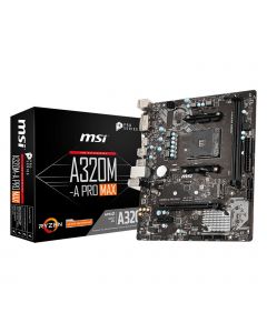 Msi A320M-A PRO motherboard (A320M-A PRO) socket am4 ryzen2*ddr4 3200hdmidvi-dmicro atx